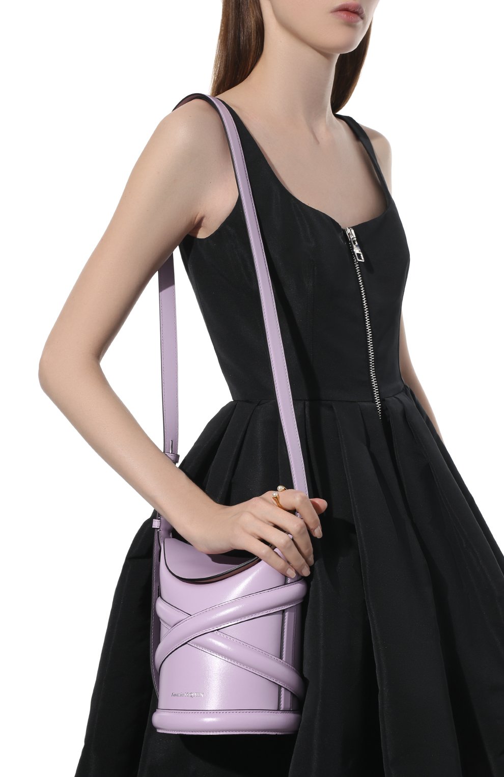 Сумка curve small ALEXANDER MCQUEEN, арт. 656467/1YB42, фото 2