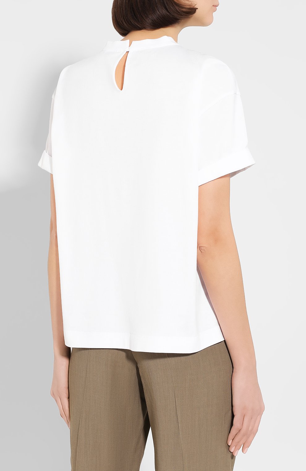 Хлопковый топ BRUNELLO CUCINELLI, арт. M0045BX100, фото 4