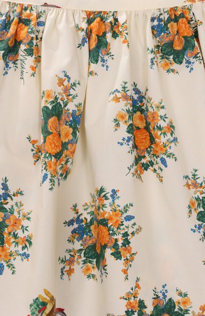 Хлопковая юбка MOSCHINO, арт. HDJ03T/LLB56/4-8, фото 3