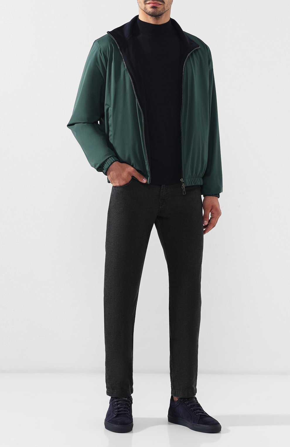 Замшевые кеды BRIONI, арт. QHGP0L/P3711, фото 2