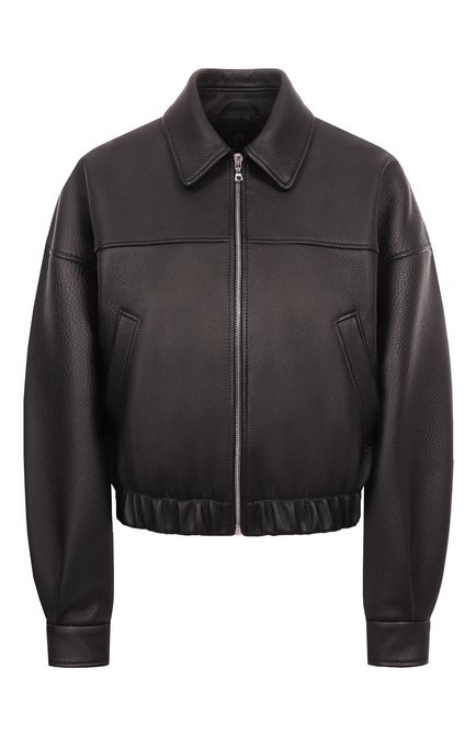 Женская кожаный бомбер MASLOV, арт. MZK09
