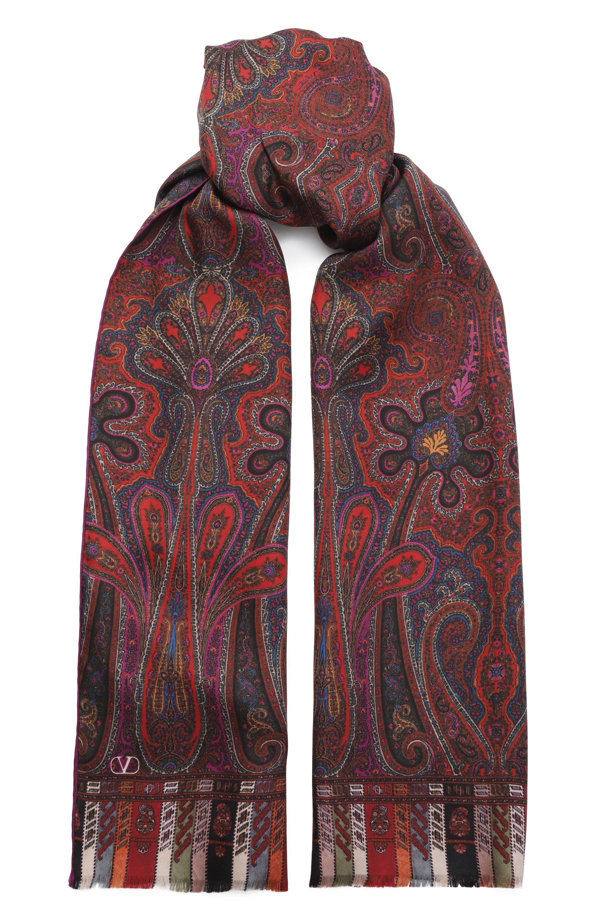 Шелковый шарф VALENTINO, арт. 7W2ER027/KCZ, фото 1