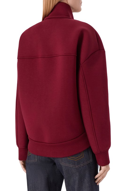 Толстовка из вискозы Gucci 837985/XJHGR Бордовый  837985/XJHGR Фото 4