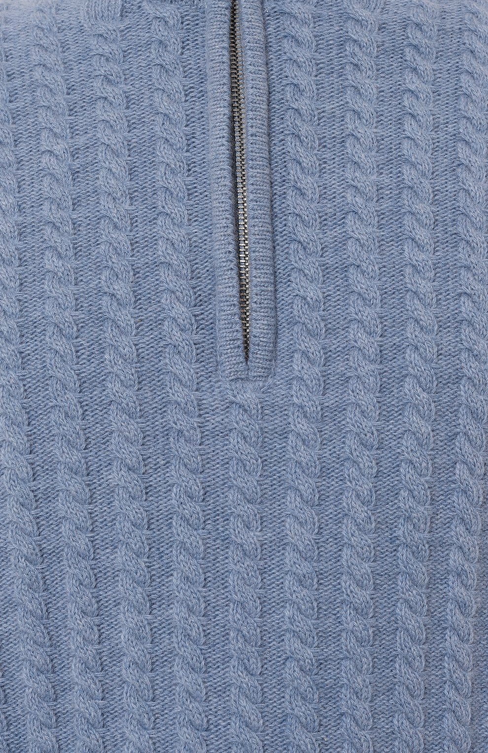 Джемпер из шерсти и кашемира ANDREA CAMPAGNA голубого цвета по цене 84800 руб., арт. AC03B, фото 5 Джемпер из шерсти и кашемира ANDREA CAMPAGNA, арт. AC03B, фото 5