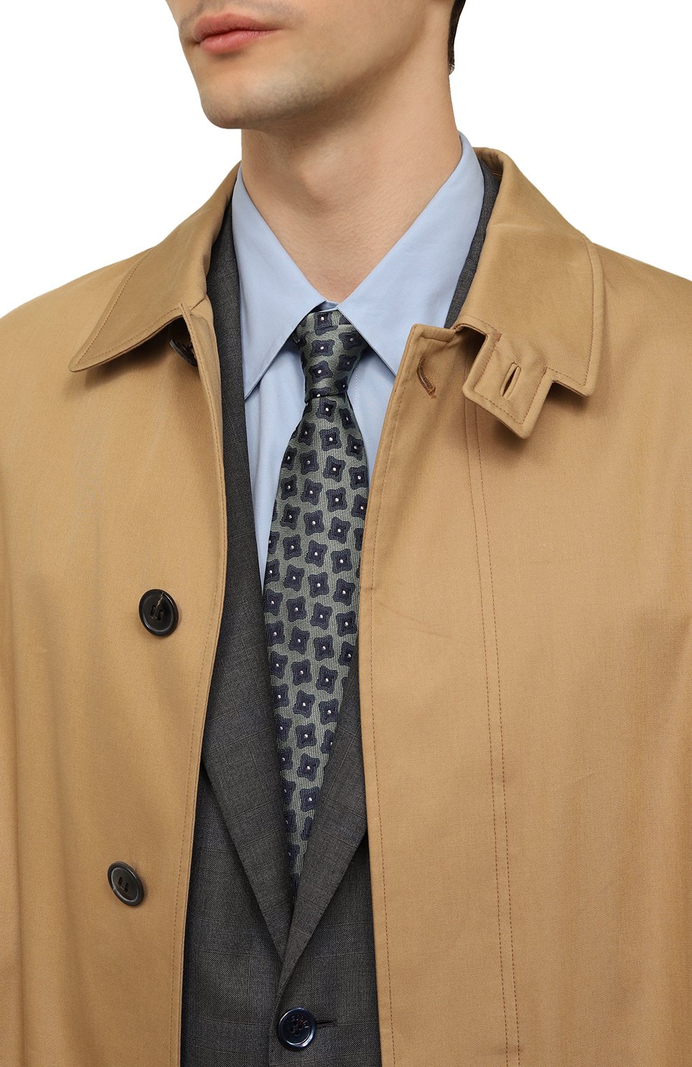 Шелковый галстук BOSS CAMEL, арт. 50500209, фото 2