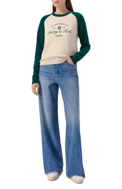 Свитер из кашемира и шерсти SPORTY AND RICH, арт. WS07561412WH61, фото 2