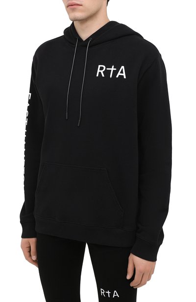 Хлопковое худи RTA, арт. MF0213-95BLK1, фото 3