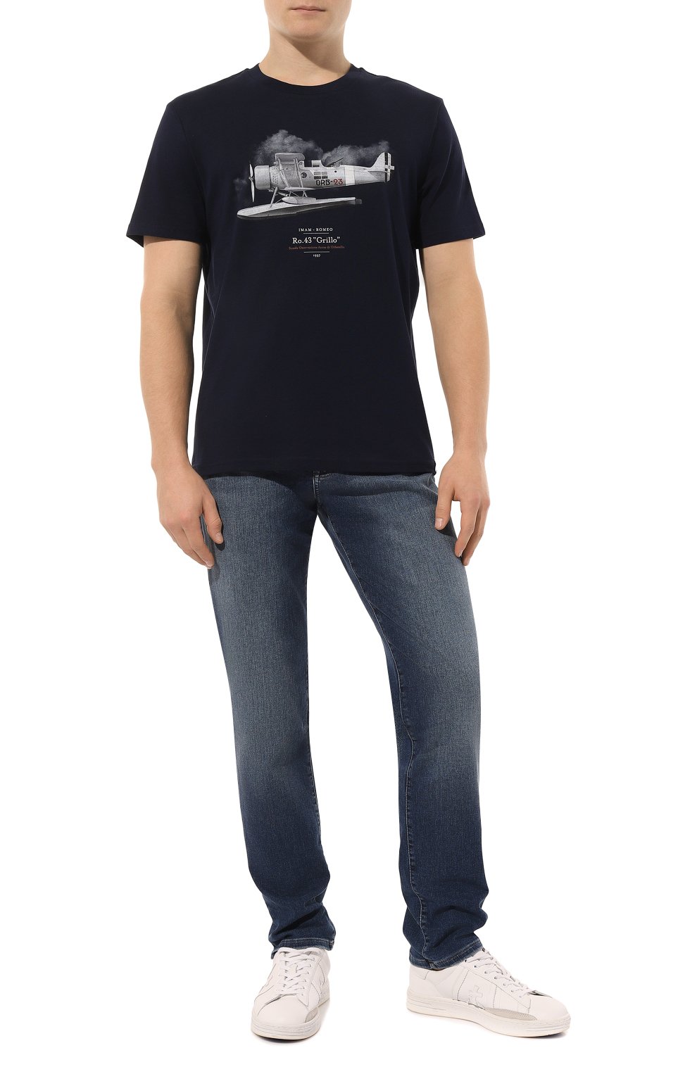 Хлопковая футболка AERONAUTICA MILITARE, арт. TS2361J607, фото 2