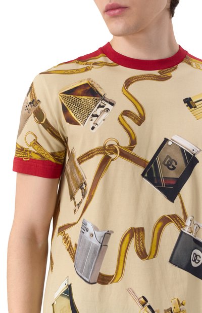 Хлопковая футболка DOLCE & GABBANA, арт. G8RN8T/II7GY, фото 5