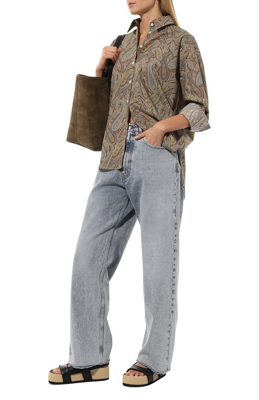 Хлопковая рубашка Noble&Brulee NB001/290623/21155 Разноцветный  NB001/290623/21155 Фото 2