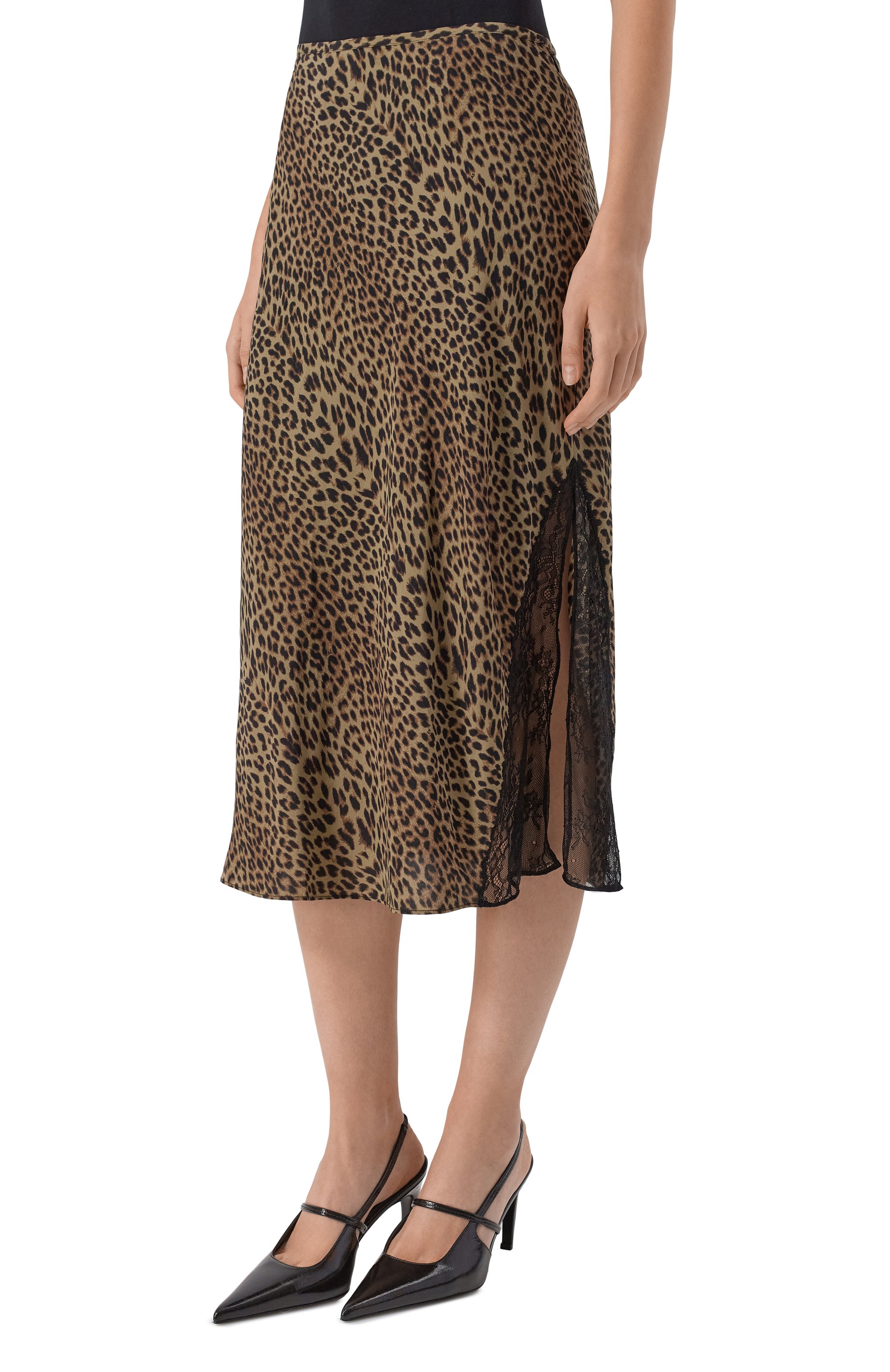 Юбка из вискозы ZADIG AND VOLTAIRE леопардового цвета по цене 36200 руб., арт. WWSK01622, фото 3 Юбка из вискозы ZADIG AND VOLTAIRE, арт. WWSK01622, фото 3