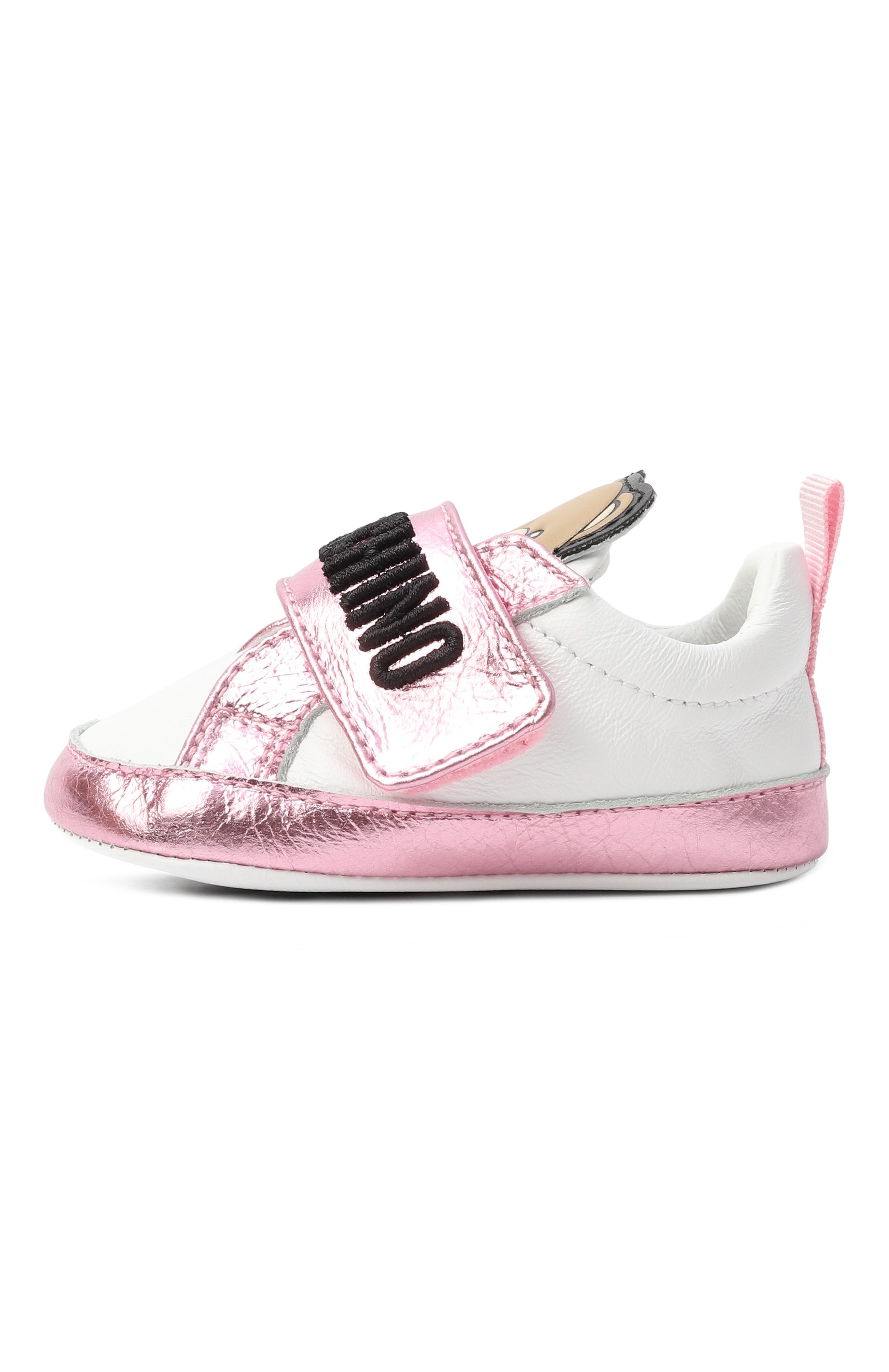 Кожаные пинетки MOSCHINO, арт. 81811/VAR1/15-19, фото 2