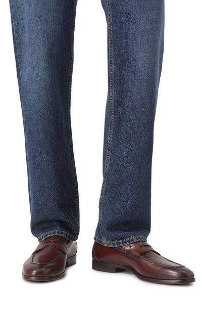 Кожаные пенни-лоферы magico penny MAGNANNI, арт. 25982/B0LTY, фото 3