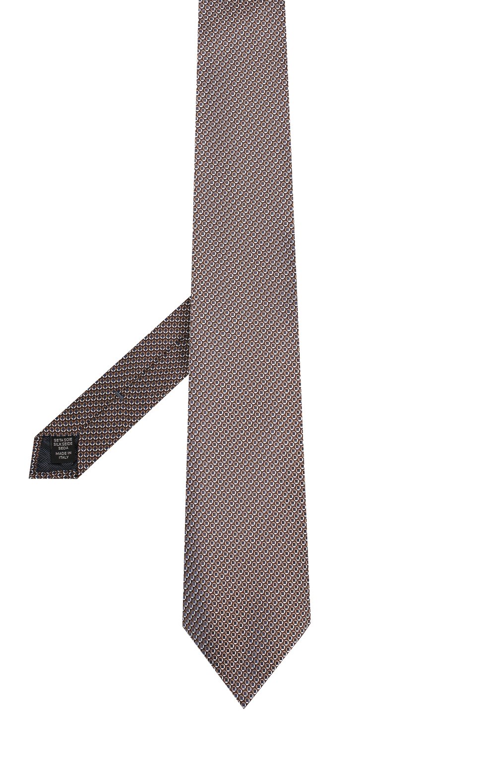 Шелковый галстук с узором ZEGNA, арт. Z3D14/1XW, фото 2