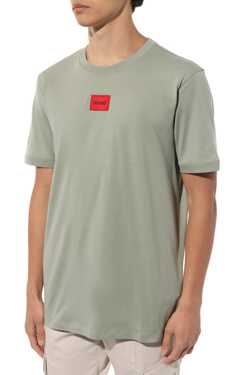 Хлопковая футболка HUGO, арт. 50447978, фото 3