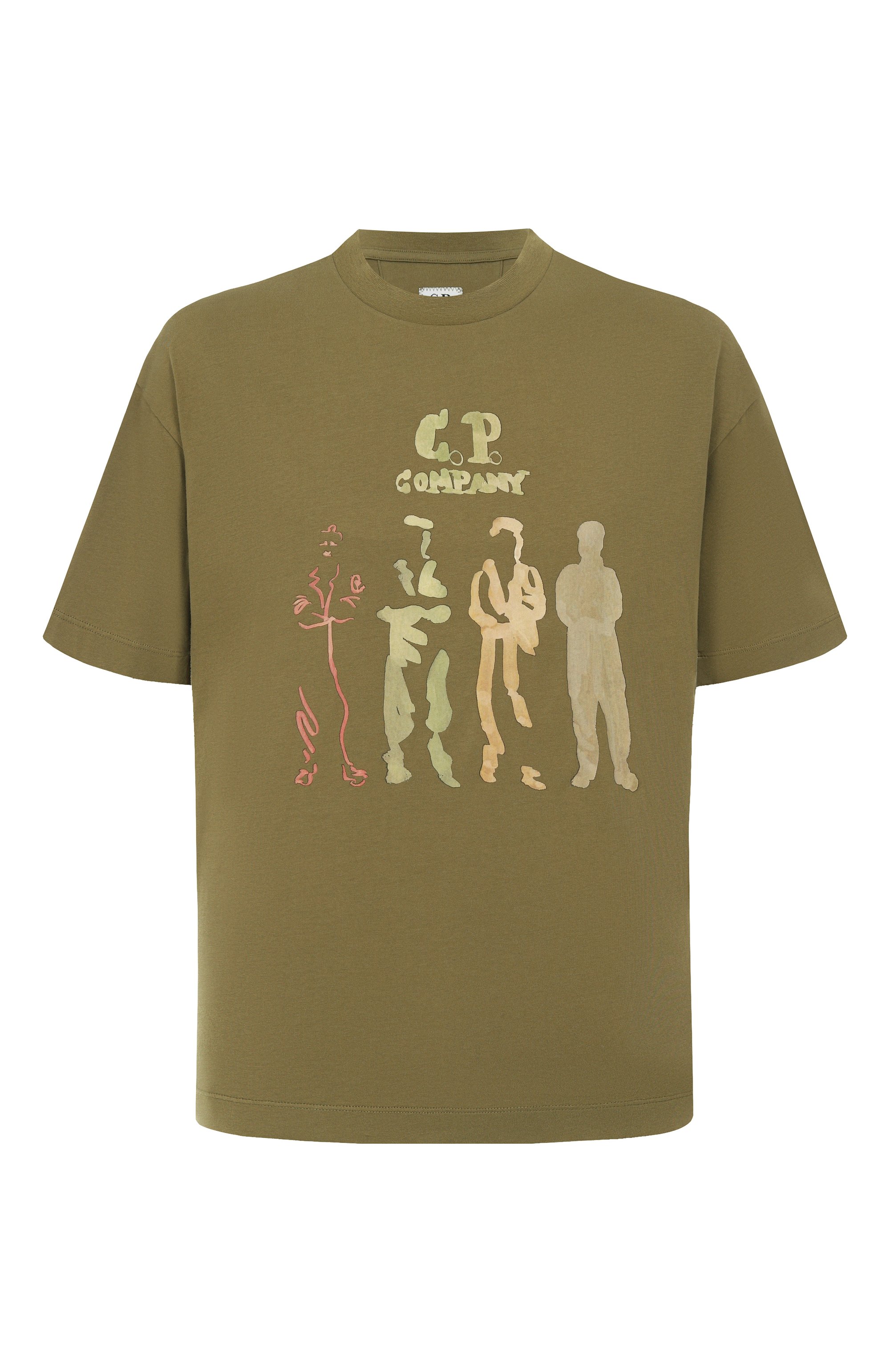 Хлопковая футболка C.P. COMPANY, арт. 19CMTS105A005100W, фото 1