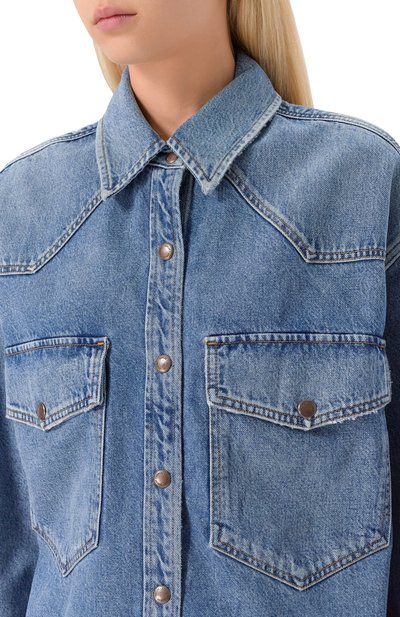Джинсовая рубашка AGOLDE, арт. A7357B1463, фото 5