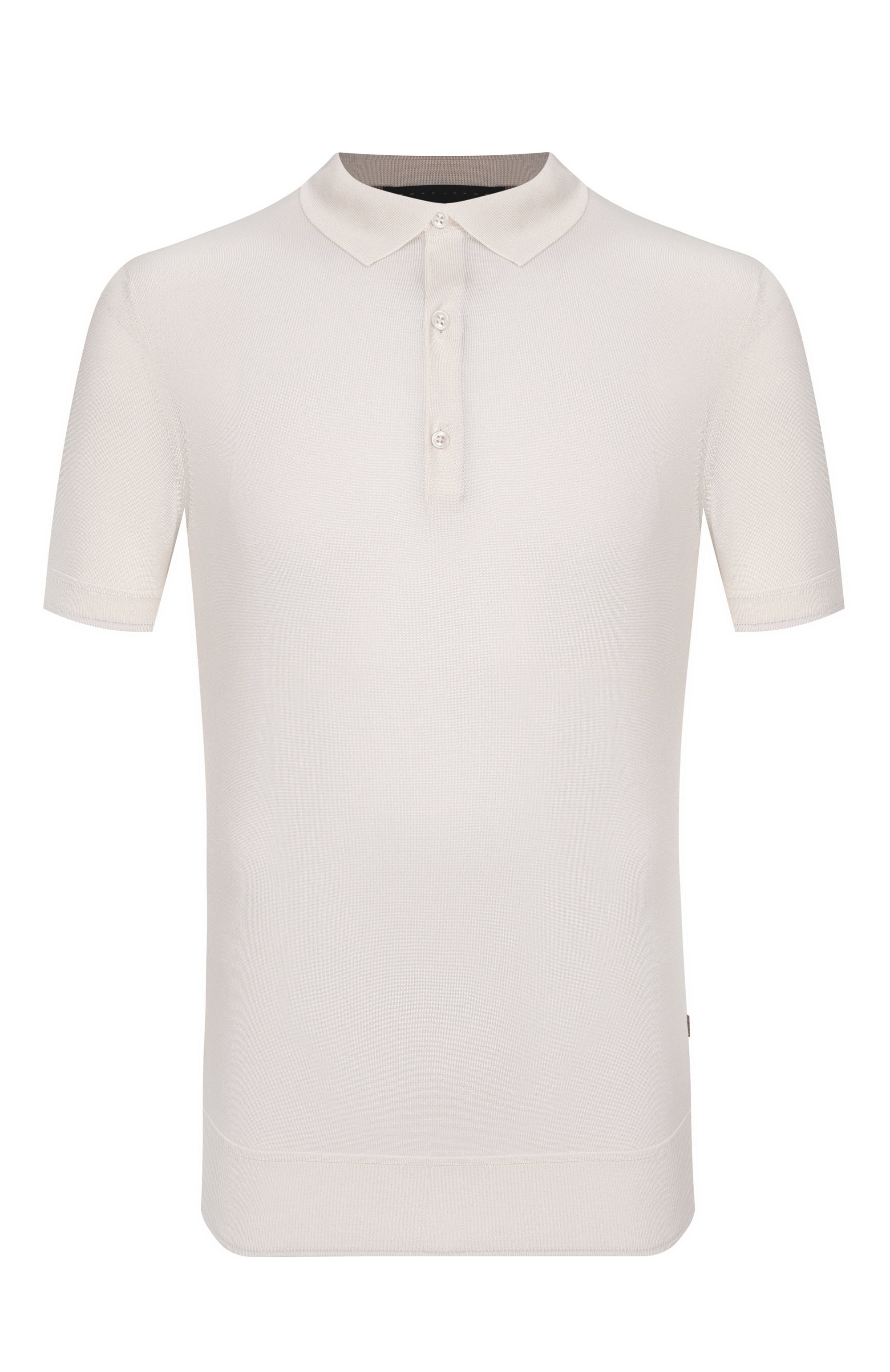 Шелковое поло BOSS CAMEL кремового цвета по цене 52950 руб., арт. 50560503, фото 1 Шелковое поло BOSS CAMEL, арт. 50560503, фото 1