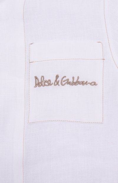 Льняная рубашка DOLCE & GABBANA, арт. L44S24/FU4LH/2-6, фото 3