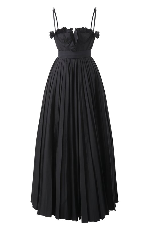 Хлопковое платье Giambattista Valli 25SSPVTE5161-40P0P Чёрный 25SSPVTE5161-40P0P