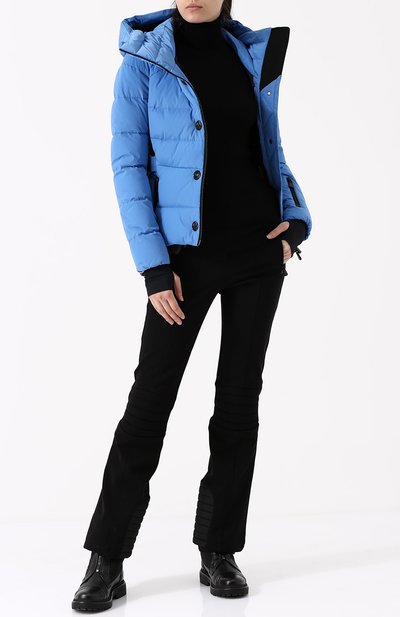 Однотонная шерстяная водолазка фактурной вязки MONCLER, арт. C2-093-92906-00-9799D, фото 2