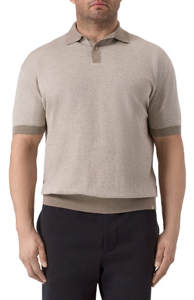 Поло из хлопка и кашемира PAUL&SHARK, арт. 25411604/3XL, фото 3