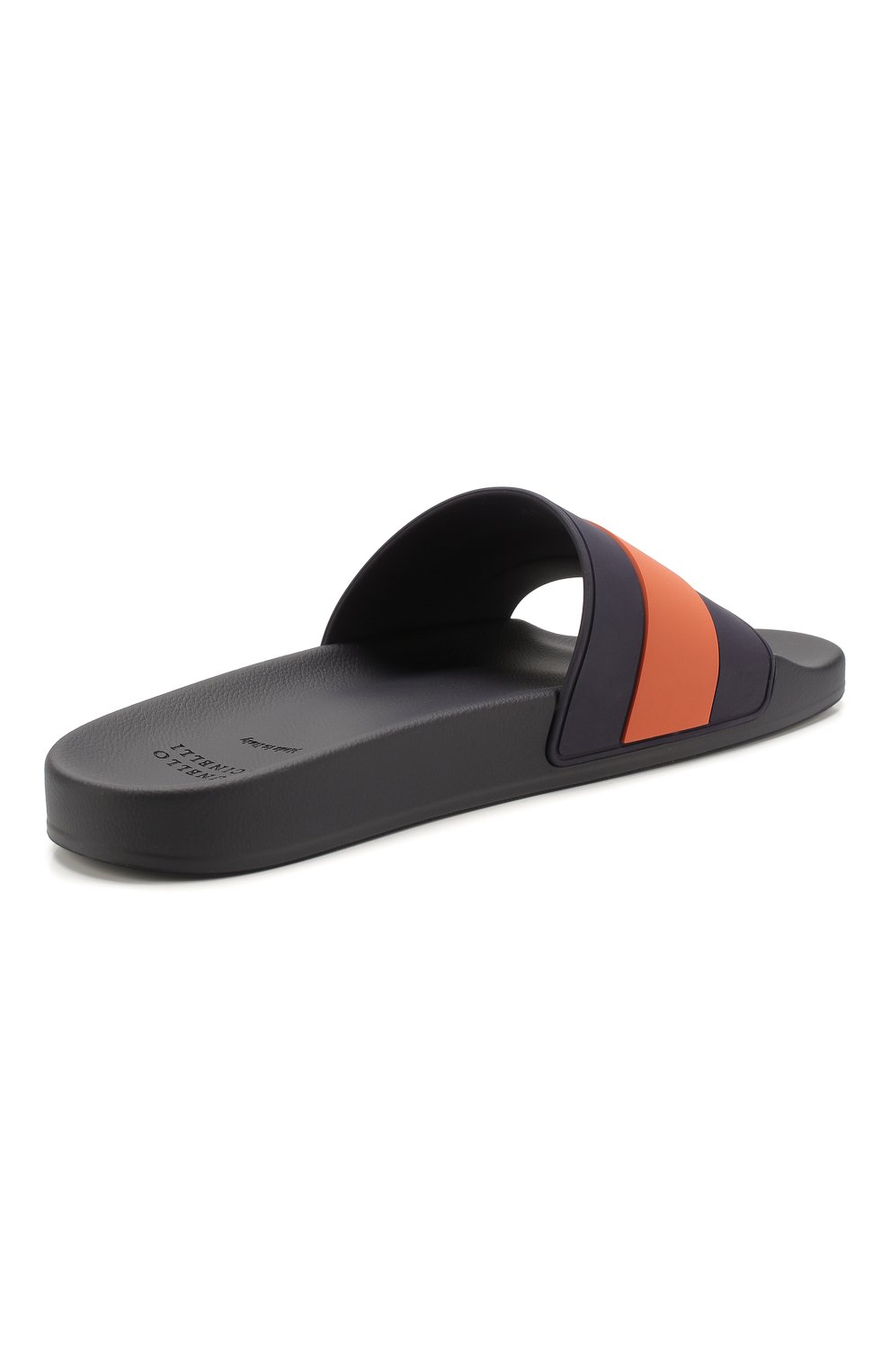 Шлепанцы BRUNELLO CUCINELLI темно-синего цвета по цене 38800 руб., арт. MZUP0SR249, фото 4 Шлепанцы BRUNELLO CUCINELLI, арт. MZUP0SR249, фото 4