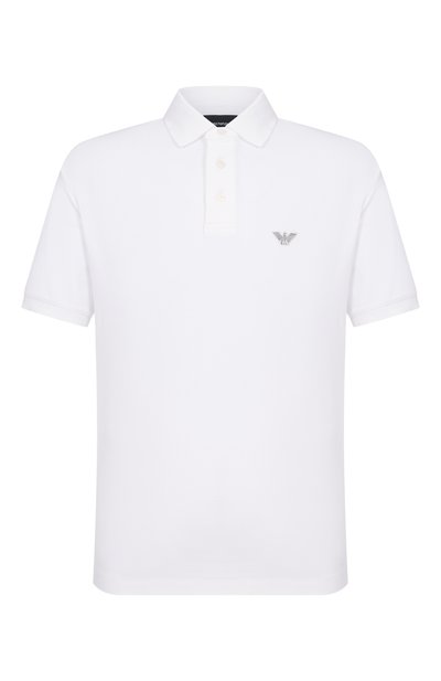 Мужское хлопковое поло EMPORIO ARMANI, арт. EM005358/AF10497