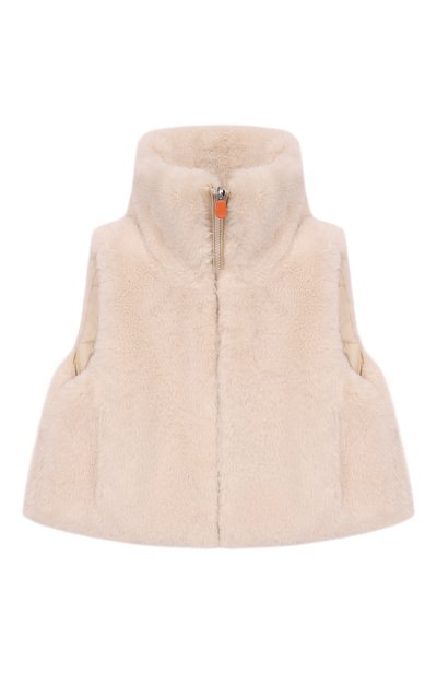 Утепленный жилет из экомеха SAVE THE DUCK, арт. J82493G/ZENIA/FURY21_001