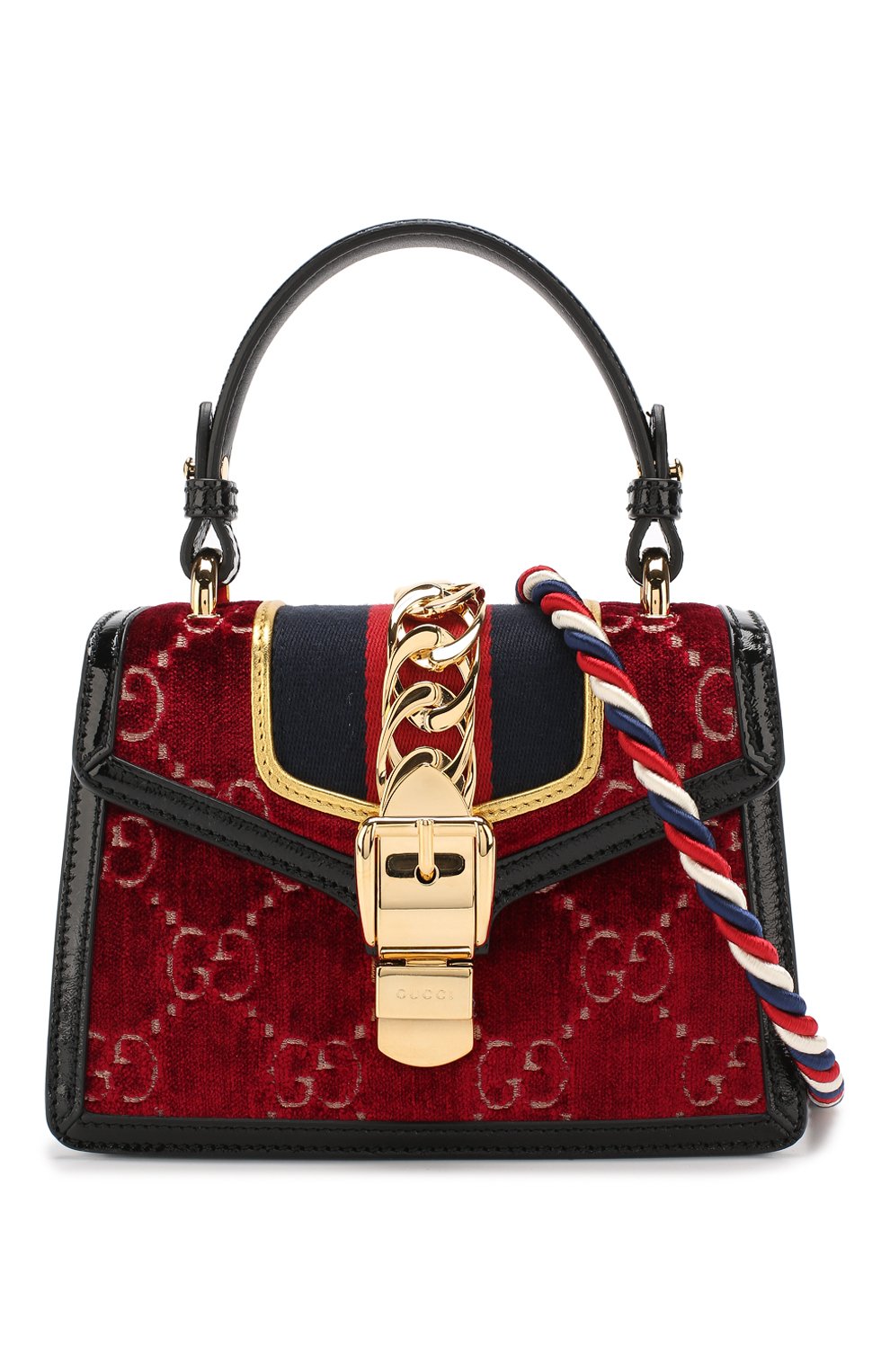 Сумка sylvie gg mini GUCCI, арт. 470270/9JTFG, фото 7