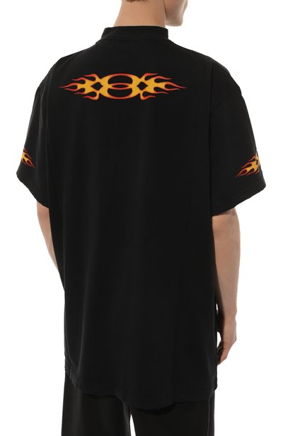 Хлопковая футболка BALENCIAGA, арт. 787349/TQVW7, фото 4