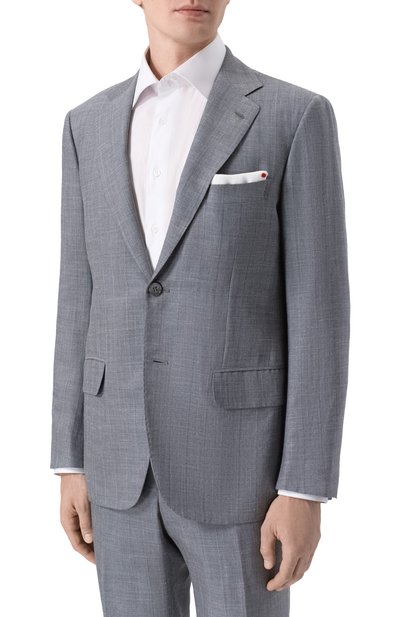 Мужской костюм из кашемира и шелка KITON, арт. UA81K0600E15