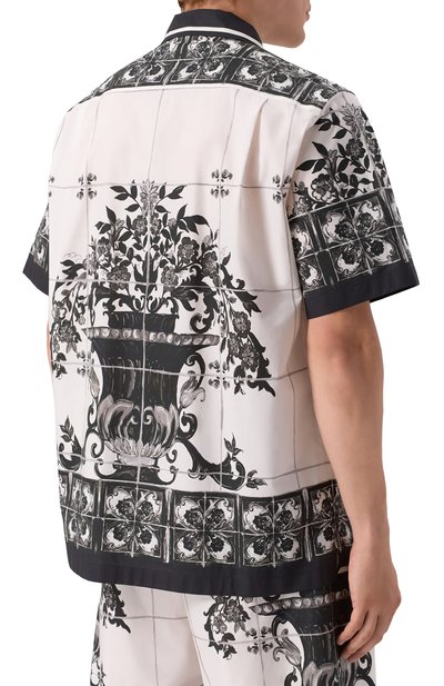 Хлопковая рубашка DOLCE & GABBANA, арт. G5JH9T/HH5EC, фото 4