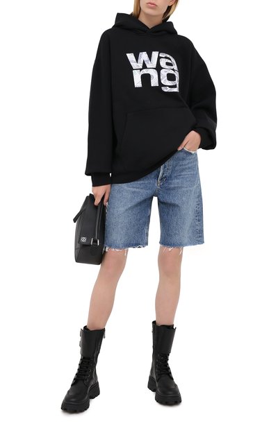 Хлопковое худи ALEXANDER WANG, арт. UCC2201018, фото 2