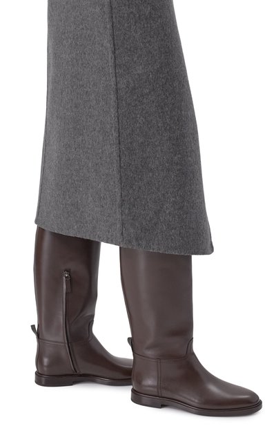 Кожаные сапоги BRUNELLO CUCINELLI коричневого цвета по цене 237500 руб., арт. MZ0LC3039P, фото 3 Кожаные сапоги BRUNELLO CUCINELLI, арт. MZ0LC3039P, фото 3