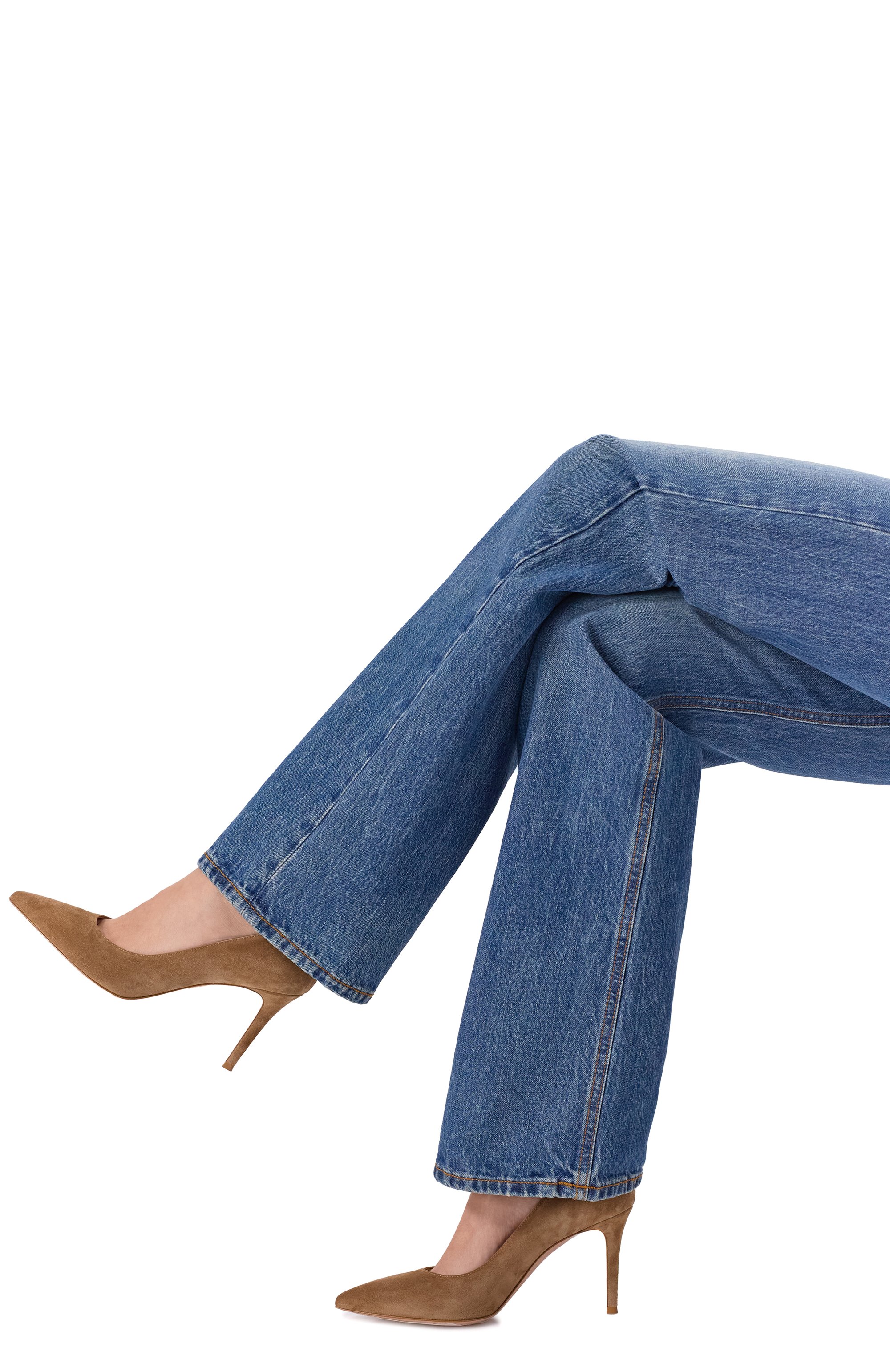 Замшевые туфли gianvito 85 GIANVITO ROSSI, арт. G24580.85RIC.CAMCAML, фото 2