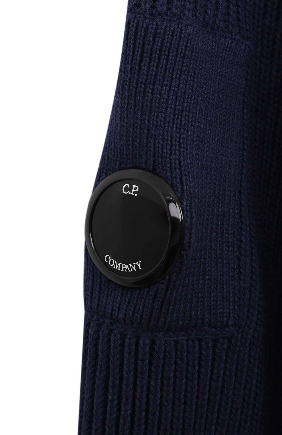 Хлопковый кардиган C.P. COMPANY, арт. CUW004/LHE03/4-8, фото 4
