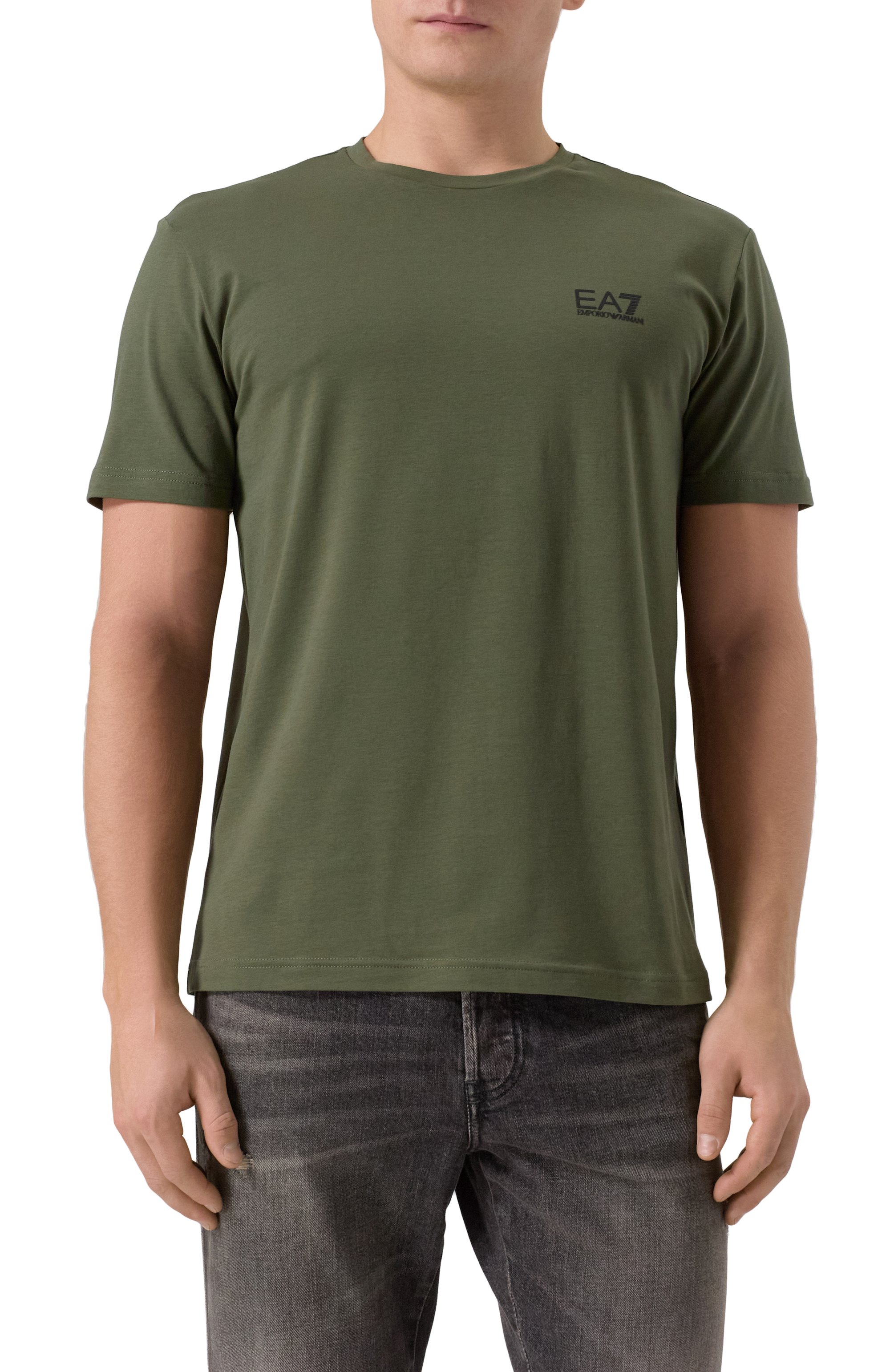 Хлопковая футболка EA7, арт. 8NPT26/PJVQZ, фото 3