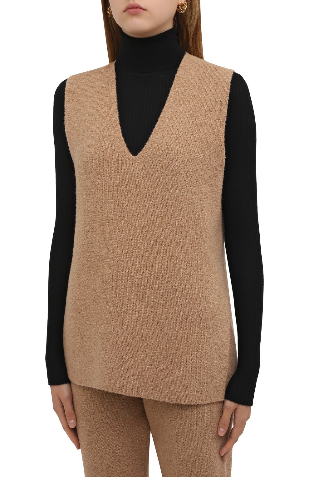 Шерстяной жилет TANAKA, арт. ST-106/CAMEL, фото 3