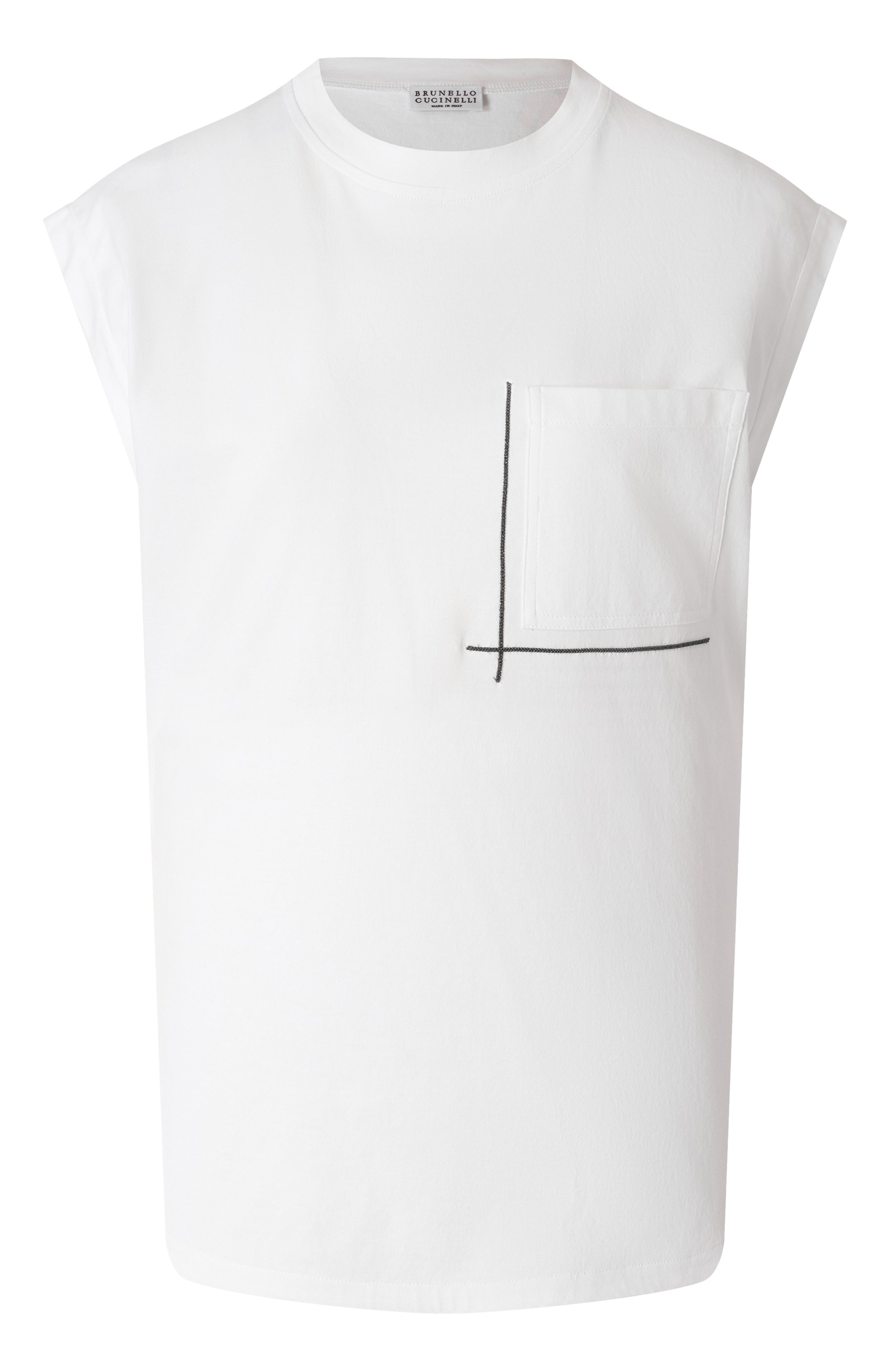 Хлопковая футболка BRUNELLO CUCINELLI, арт. M0T81HA830, фото 1