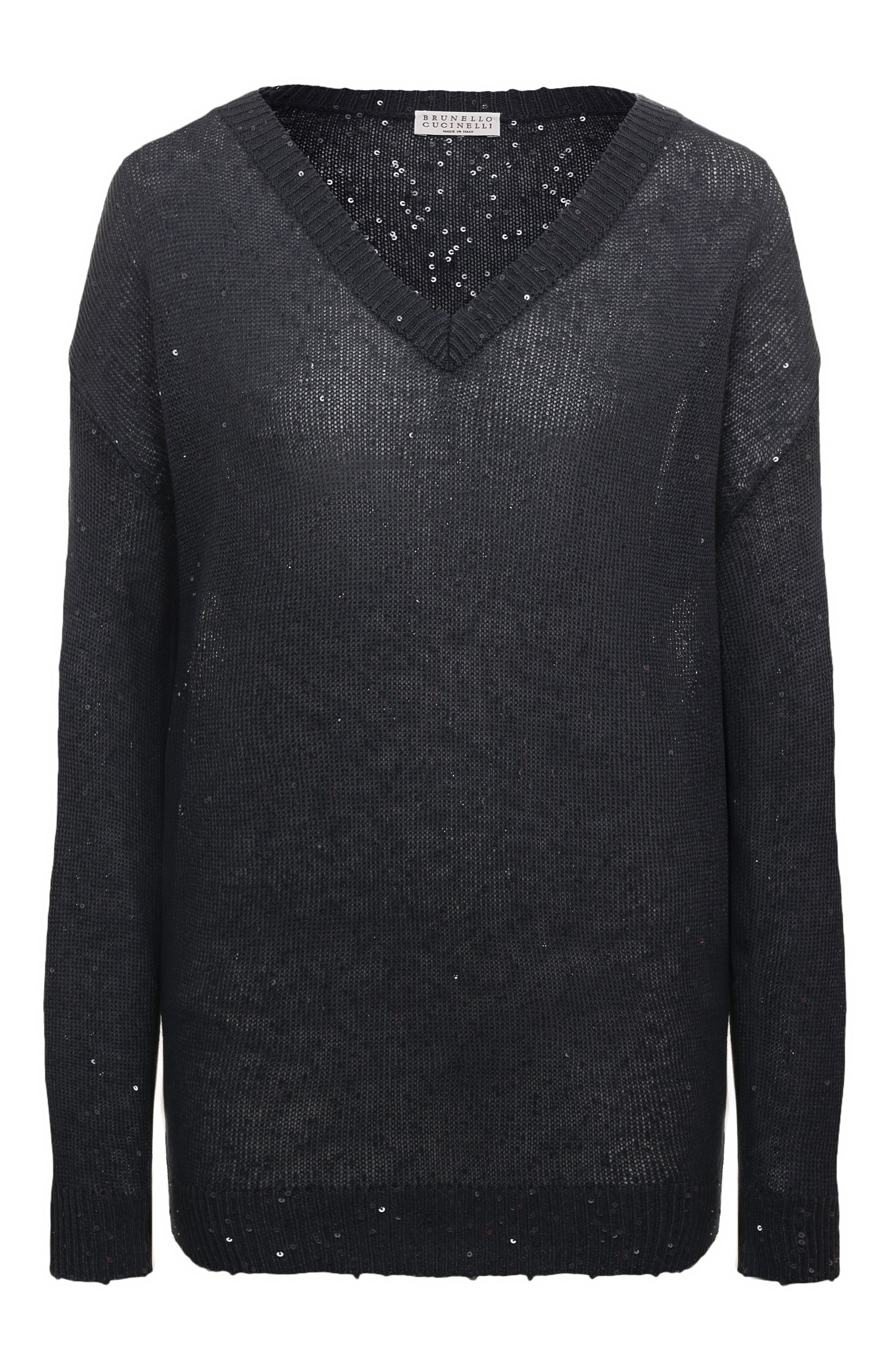 Пуловер изо льна и шелка BRUNELLO CUCINELLI, арт. M1000B1033, фото 1