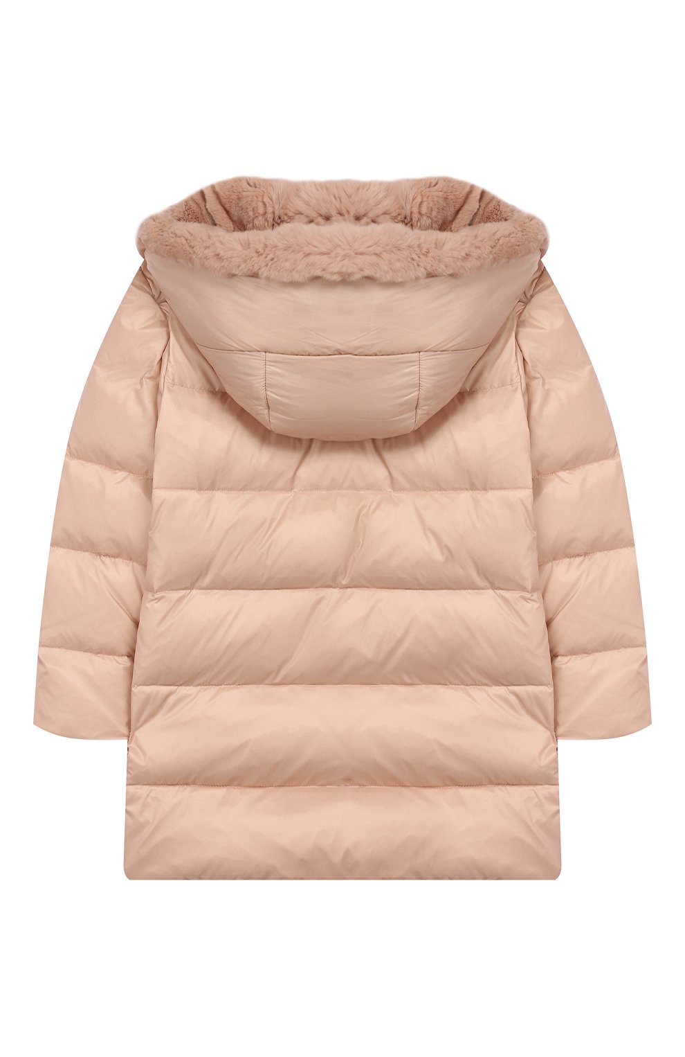 Пуховик с меховой отделкой YVES SALOMON ENFANT, арт. 20WEV034XXNY8X/8-10, фото 2