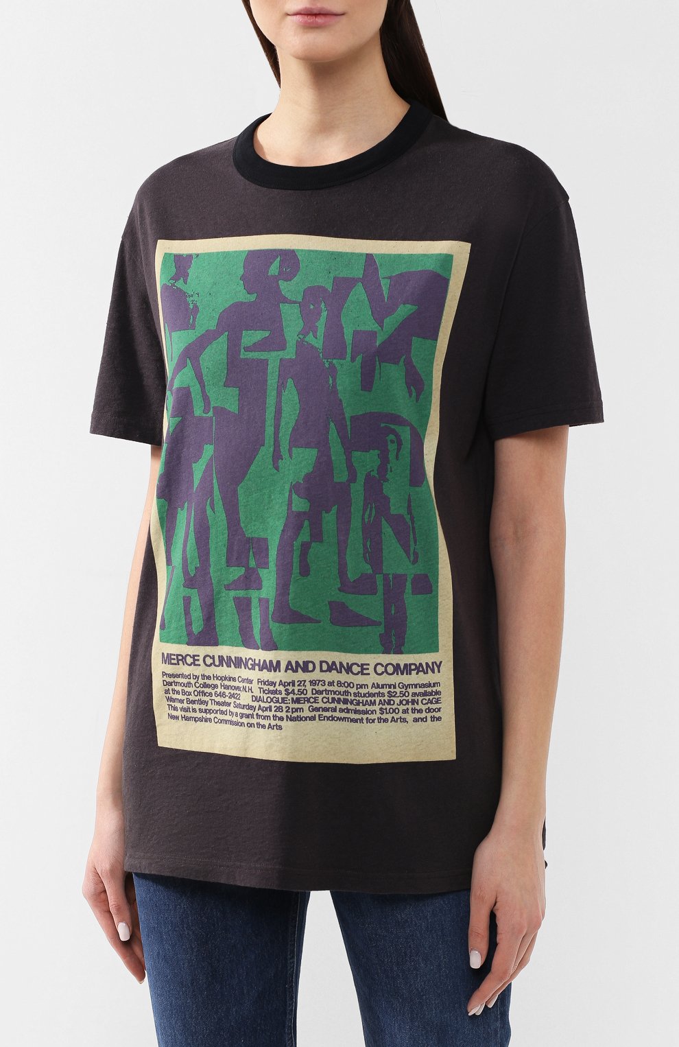Хлопковая футболка ACNE STUDIOS, арт. AL0076, фото 3