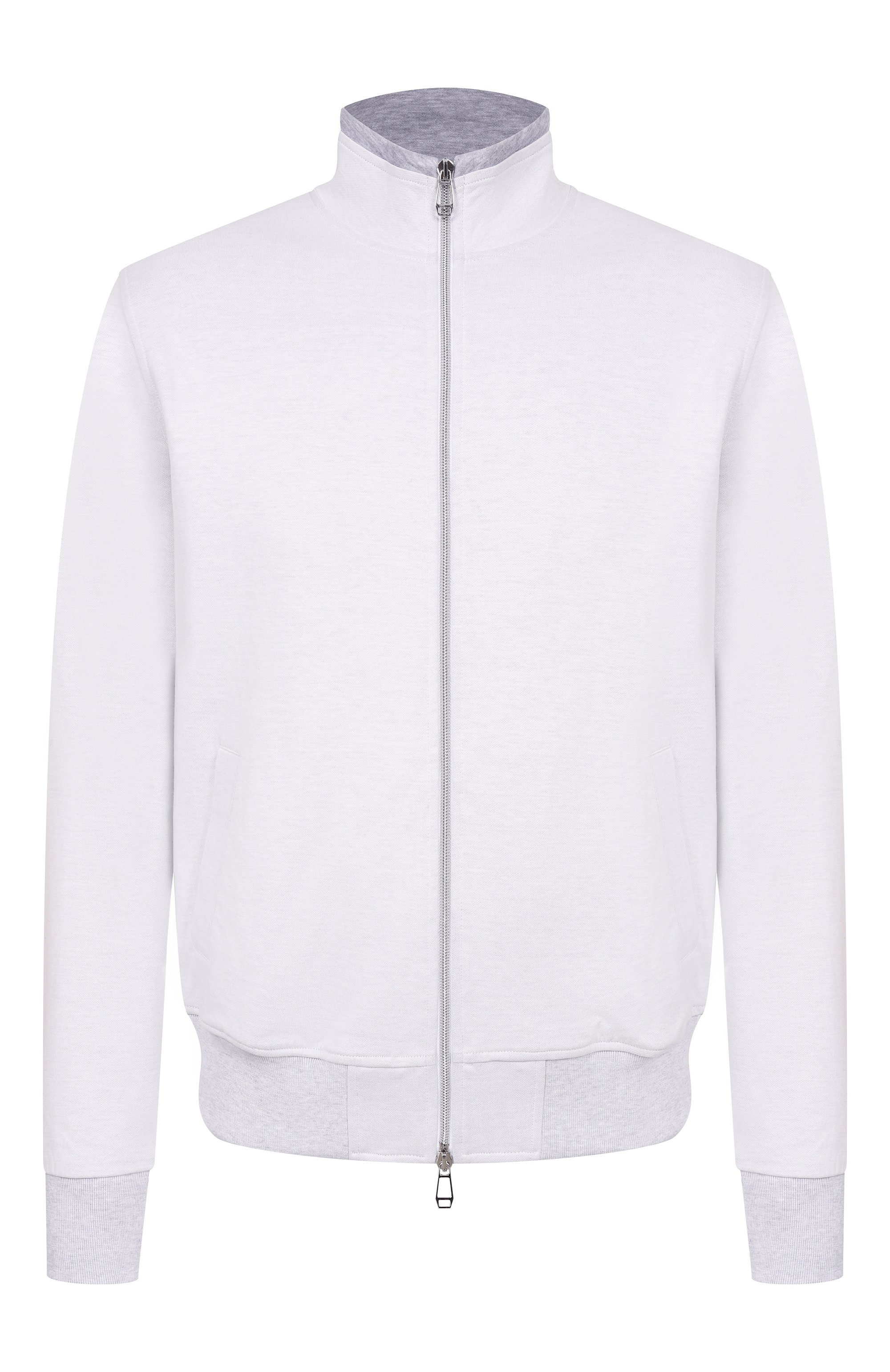 Хлопковая толстовка MVST светло-серого цвета по цене 99450 руб., арт. 16M451/TS00, фото 1 Хлопковая толстовка MVST, арт. 16M451/TS00, фото 1