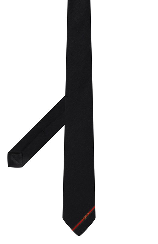 Галстук из вискозы и шелка Gucci 765045/4EABC Синий  765045/4EABC Фото 3