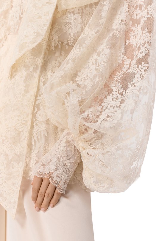 Блузка Zuhair Murad RBL26366/SIGE005 Кремовый  RBL26366/SIGE005 Фото 5