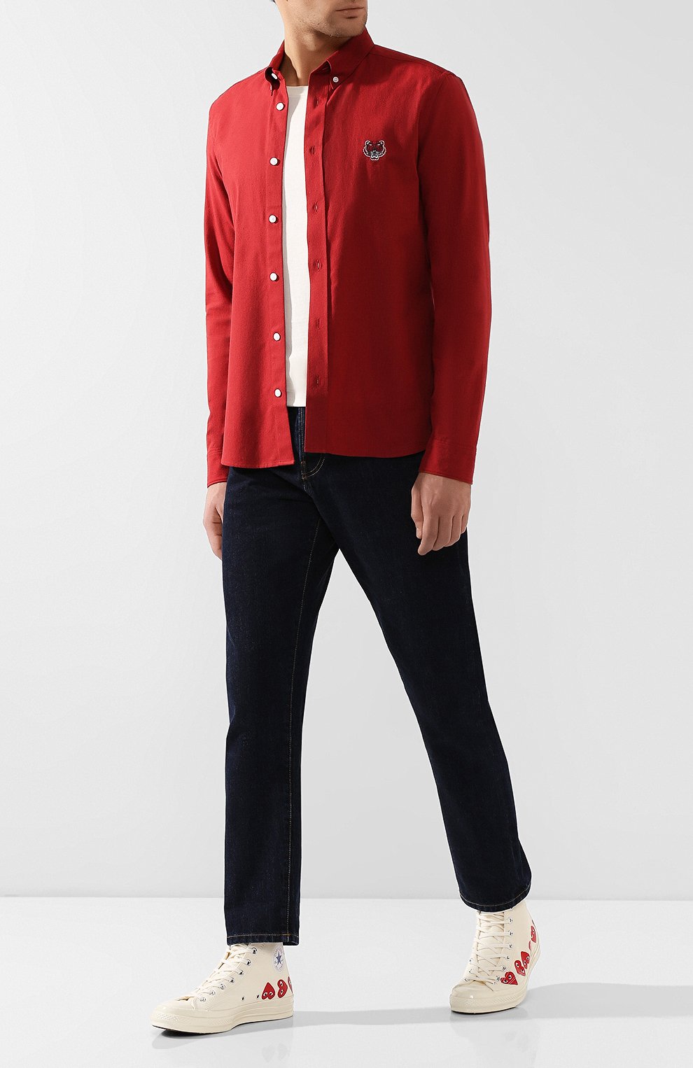 Хлопковая рубашка KENZO, арт. F965CH2041GF, фото 2