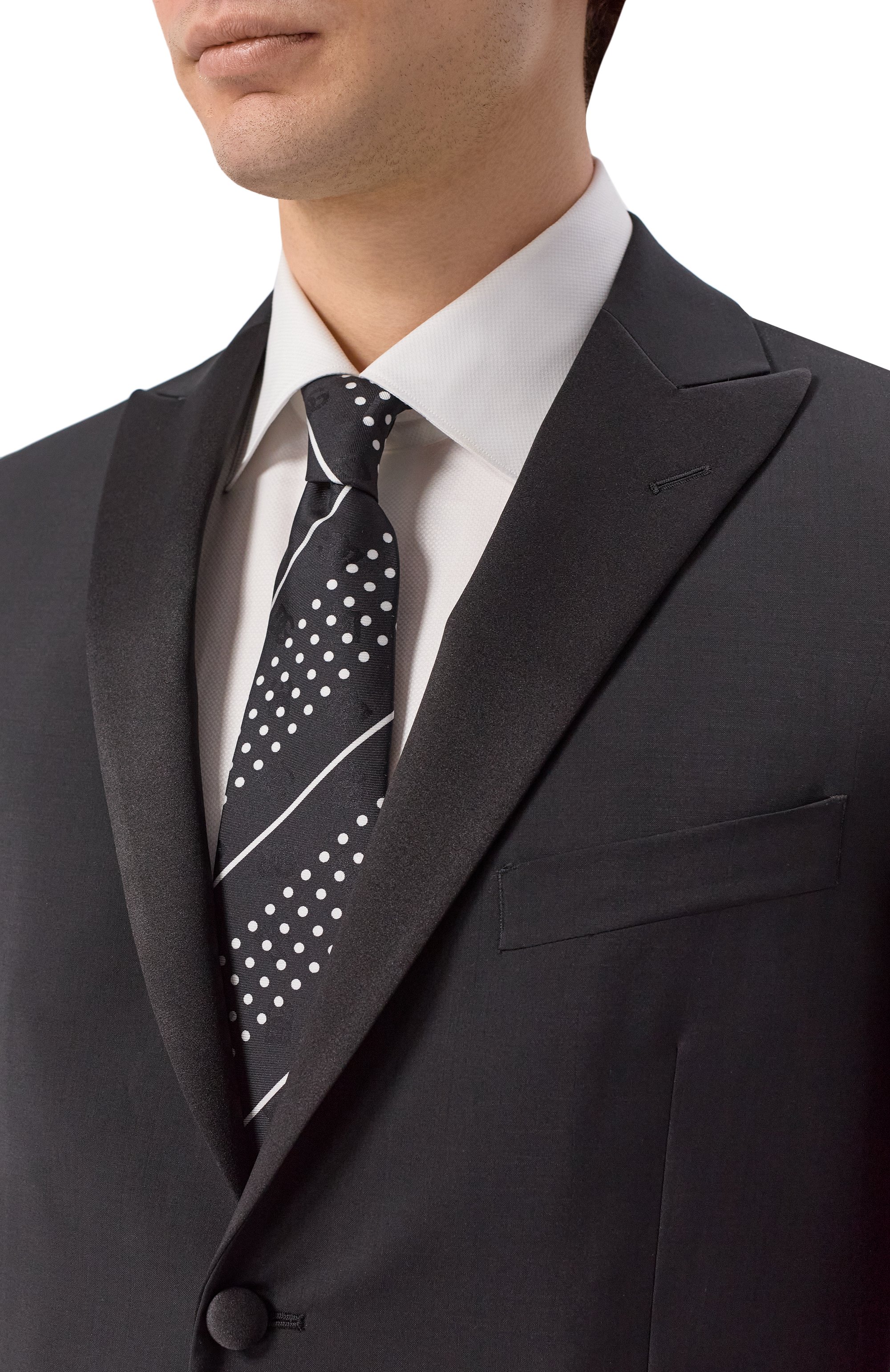 Шелковый галстук DOLCE & GABBANA, арт. GT147E/G0WTU, фото 2