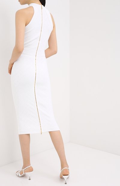 Платье из вискозы BALMAIN, арт. UF16534/K110, фото 4