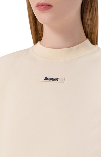 Хлопковая футболка JACQUEMUS, арт. 24ETSW00133AJ0/0124, фото 5
